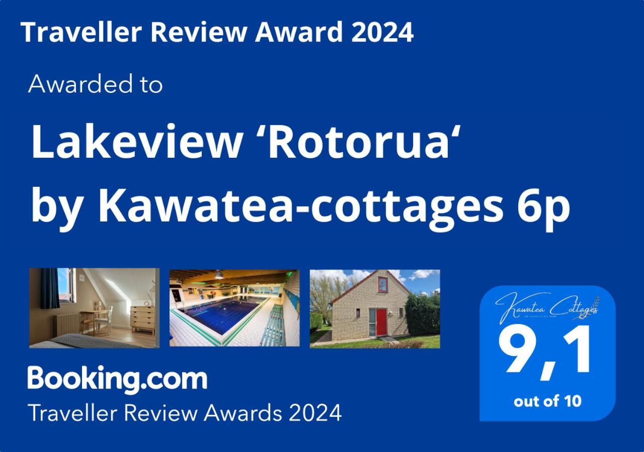 Lakeview 'Rotorua' 4-6 Pers By Kawatea Cottages Ewijk Ngoại thất bức ảnh