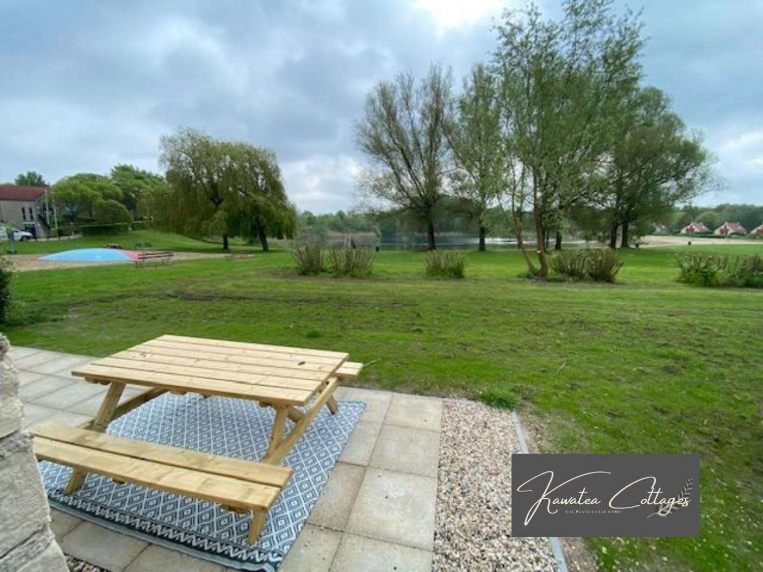 Lakeview 'Rotorua' 4-6 Pers By Kawatea Cottages Ewijk Ngoại thất bức ảnh