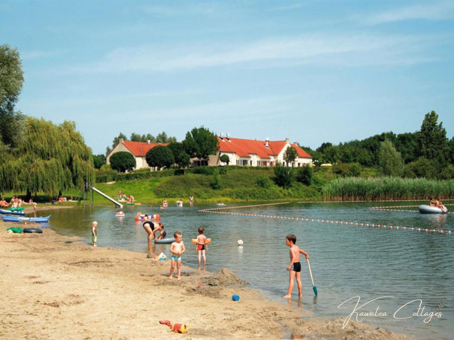 Lakeview 'Rotorua' 4-6 Pers By Kawatea Cottages Ewijk Ngoại thất bức ảnh