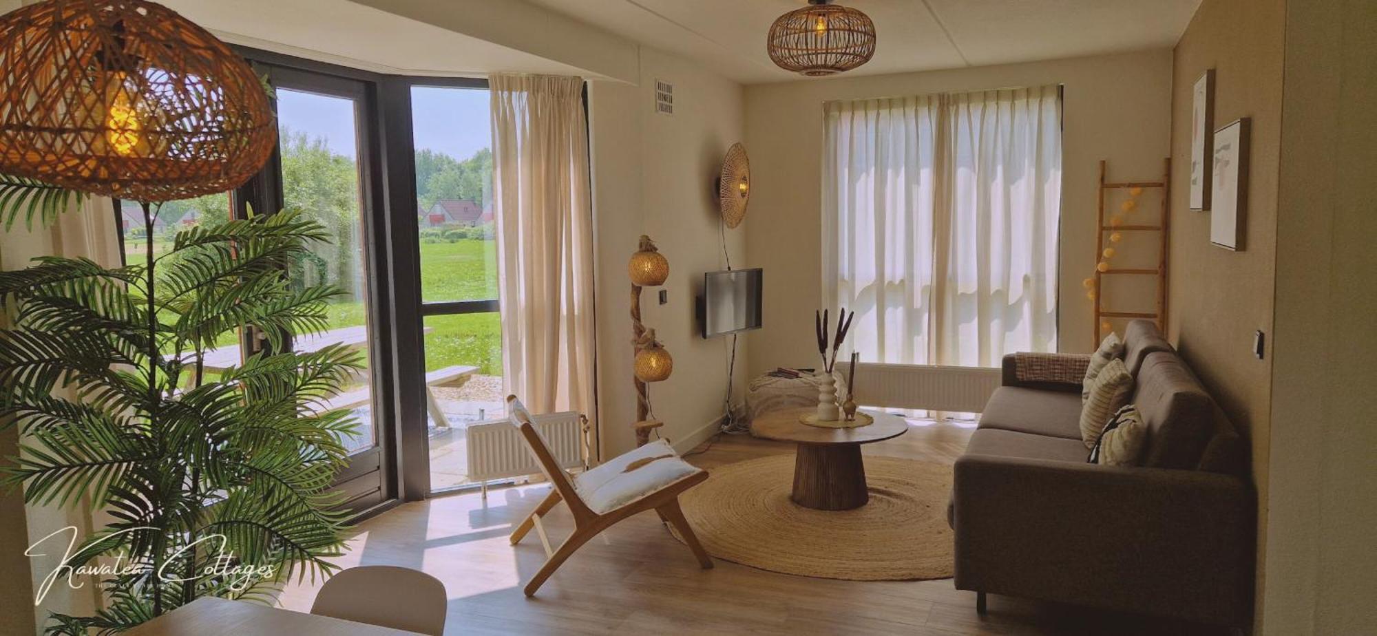 Lakeview 'Rotorua' 4-6 Pers By Kawatea Cottages Ewijk Ngoại thất bức ảnh